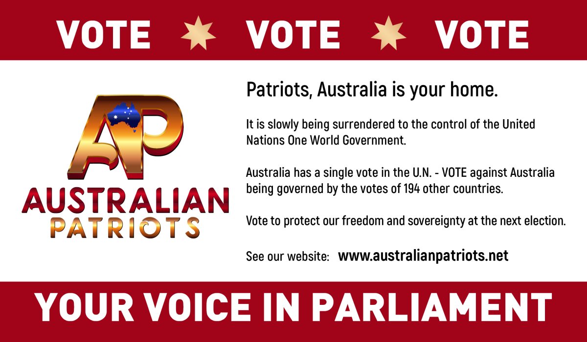 Patriots, Australia is your home.